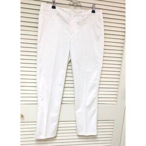 PEACE OF CLOTH White Crop Jeans Women's 4‎ USA $156 Twill 29.5 x 25